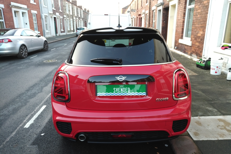 Illustration for article titled Today's clean. 2018 Mini Cooper with Cooper Works Chilli Pack. WARNING PIC HEAVY